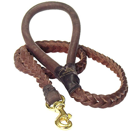 braided dog collars and leashes